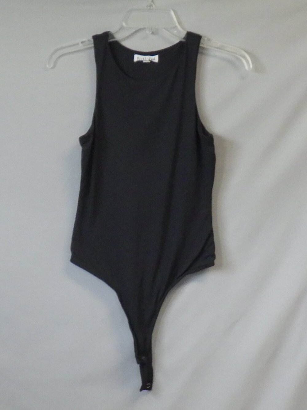 Olive + Oak Black Thong Bodysuit
